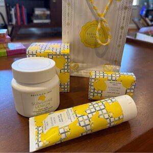 Beekman 1802 Sunshine Lemon Goat Milk soap, hand cream, body cream